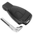 Eosnow - 2-Tasten-Auto-Fernbedienung Smart Key Case Fob Shell für Mercedes Benz