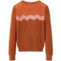 Kinderpullover Gestrickt Cognac 92