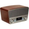 Aiwa BSTU-750BR Tischradio ukw aux, Bluetooth®, usb ROT