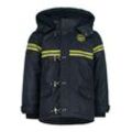 Parka SALT AND PEPPER "Outdoor" Gr. 128, blau (dunkelblau) Jungen Jacken im coolen Feuerwehrmann-Look