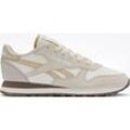 Sneaker REEBOK CLASSIC "CLASSIC LEATHER" Gr. 37,5, beige (chalk, alabaster, moonstone), Leder, Synthetik, Schuhe