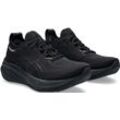 Laufschuh ASICS "GEL-NIMBUS 26", Gr. 41,5, schwarz, Textil, unifarben, sportlich, Schuhe