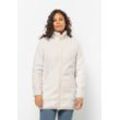 Funktionsmantel JACK WOLFSKIN "HIGH CURL COAT W" Gr. M (38/40), weiß (cotton, weiß) Damen Mäntel