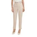 7/8-Hose COMMA, Damen, Gr. 38, N-Gr, beige (sand), Stoff, Obermaterial: 57% Baumwolle, 40% Polyester, 3% Elasthan, unifarben, casual, slim fit 7/8-Länge, Hosen