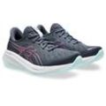 Laufschuh ASICS "GEL-CUMULUS 26" Gr. 39, blau (tarmac, bold magenta), Textil, Schuhe