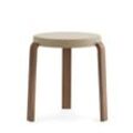 Normann Copenhagen - Tap Hocker, Nussbaum / sand