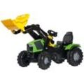 Tretfahrzeug ROLLY TOYS "Deutz-Fahr 5120" Tretfahrzeuge grün Kinder Kindertraktor mit Lader