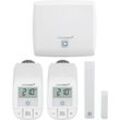 HOMEMATIC IP Smart-Home Starter-Set "Heizen Basic M (4-tlg)", weiß, B:11,8cm H:10,4cm T:2,6cm, Smart-Home-Stationen