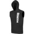 Hoodie ADIDAS PERFORMANCE "Community Vertical Hoody SL BOXING" Sweatshirts Gr. L, schwarz Herren