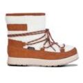 Snowboots LUHTA "NAUTTIVA MS" Gr. 37, café au lait, Damen, Textil, Leder, Schuhe, Winterboots, Winterstiefel, Winterschuhe, wasserdicht und gefüttert