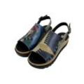 Sandalette DOGO "Damen Gigi Bring Your Colours To Life Vegan Damen Sandalen/", Damen, Gr. 38, Normalschaft, blau, Lederimitat, Schuhe, Vegan