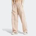 Sporthose ADIDAS ORIGINALS "3S CARGO PANTS" Gr. L, N-Gr, beige (magic beige) Damen Hosen