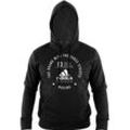 Hoodie ADIDAS PERFORMANCE "Community Hoody “Boxing”" Sweatshirts Gr. M, schwarz-weiß (schwarz, weiß) Damen