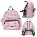 DEPESCHE Rucksack Princess Mimi Katze Kunstfaser pink