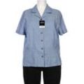 Peter Hahn Damen Bluse, blau, Gr. 46