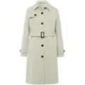 Kurzer Trenchcoat BASLER grau, 52