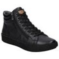 Sneaker JOSEF SEIBEL "Claire 11" Gr. 38, schwarz Damen Schuhe Schnürboots, High Top Sneaker, Komfortschuh mit Lederinnensohle