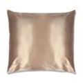 Slipsilk - Quadratischer Kissenbezug Aus Seide - Pillowcase Caramel 80x80