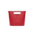 Schultertasche GRETCHEN "Crocus Shoulderbag", Damen, Gr. B/H/T: 13.5cm x 27cm x 33cm, rot, Leder, Taschen, aus italienischem Rindsleder