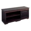 Lowboard HOME AFFAIRE, braun (dunkelbraun), B:130cm H:55cm T:45cm, Sideboards, Kommode, Breite 130 cm, Belastbarkeit bis 75 kg