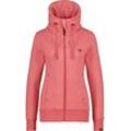 Sweatjacke ALIFE & KICKIN "Damen VivianAK A", Damen, Gr. S, rot (astro dust melange), 50% Baumwolle 50% Polyester, Sweatjacken