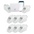 HOMEMATIC IP Heizkörperthermostat "Bundle Starter Set Heizen + 6x basic" Heizkörperthermostate Access Point + 8 x Homematic IP Heizkörperthermostat - basic Gr. 8 St., weiß (grundfarbe)