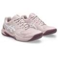 Tennisschuh ASICS "GEL-DEDICATE 8 INDOOR" Gr. 39, rosa (watershed rose, weiß), Schuhe Tennisschuh für die Halle