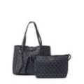 GUESS Handtasche Damen gemustert, anthrazit