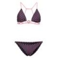 Chiemsee Bikini Damen Polyamid gemustert, schwarz