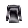 Tommy Hilfiger Shirt Damen Baumwolle gestreift, marine