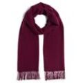 Finshley & Harding Pure Cashmere Schal Herren, bordeaux