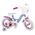 Kinderfahrrad Disney Frozen 2 für Mädchen 12 Zoll Kinderrad in Blau/Lila