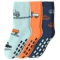 3 Paar Baby Stoppersocken mit Auto-Motiven