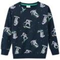 Jungen Sweatshirt mit Astronauten-Allover