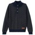 Jungen Pullover in Jacquard-Optik