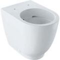 Geberit Acanto Stand-Tiefspül-WC 500602012 4,5 l, erhöht, wandbündig, geschlossen, rimfree, weiß