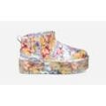 UGG® CS Ultra Mini Plateauschuh in Light  Blau Floral, Größe 42