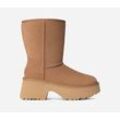 UGG® Classic Short New Heights Boot für Damen in Brown, Größe 43, Veloursleder