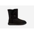 UGG® Short Bailey Button II Boot für Kinder in Black, Größe 35, Schaffell