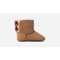 UGG® Bailey Bow Stiefelchen für Kinder in Brown, Größe 16, Veloursleder