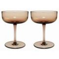 Like by Villeroy & Boch Sekt-/Dessertschale Set 2-tlg. LIKE CLAY