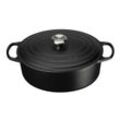 LE CREUSET Bräter Oval 31cm Schwarz SIGNATURE