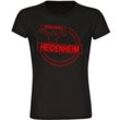 multifanshop Damen T-Shirt - Heidenheim - Meine Fankurve - Druck rot - Frauen