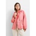 Blouson BUGATTI, Damen, Gr. 38, rosa (rose), 60% Baumwolle, 40% Polyester, unifarben, casual, loose fit, Langarm gerader Abschluss, Jacken, mit lockerer Passform