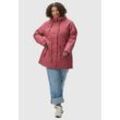 Wintermantel RAGWEAR "Monadis Rainy II Intl." Gr. 4XL (48), rosa, Damen, Oberstoff: 100% Polyester, Futter: 100% Polyester, Wattierung: 100% Polyester, Mäntel, sportlicher, wasserdichter Parka für den Winter