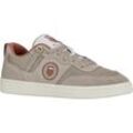 Sneaker K-SWISS "K-Varsity Sde" Gr. 40, grau (simply taupe, weißrot rose, egret) Schuhe