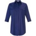 Longbluse 3/4-Arm Emilia Lay blau