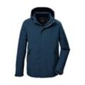 Funktionsjacke KILLTEC "KOW 4 MN JCKT" Gr. M, blau (dunkelblau), Herren, Obermaterial: 100% Polyester, Füllung: 100% Polyester (recycelt), Jacken