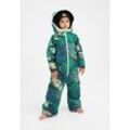 Schneeoverall WEEDO "COSMO JUNGLE" Gr. 104/116, bunt (jungle print + mint) Jungen Overalls Mitwachsender Schneeanzug