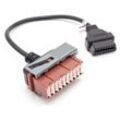 OBD2 - 30Pin auf 16Pin Adapterkabel für OBD-Diagnosegerät passend für ältere Modelle Peugeot, Citroen, Groupe psa 30Pin Stecker - Dolaso